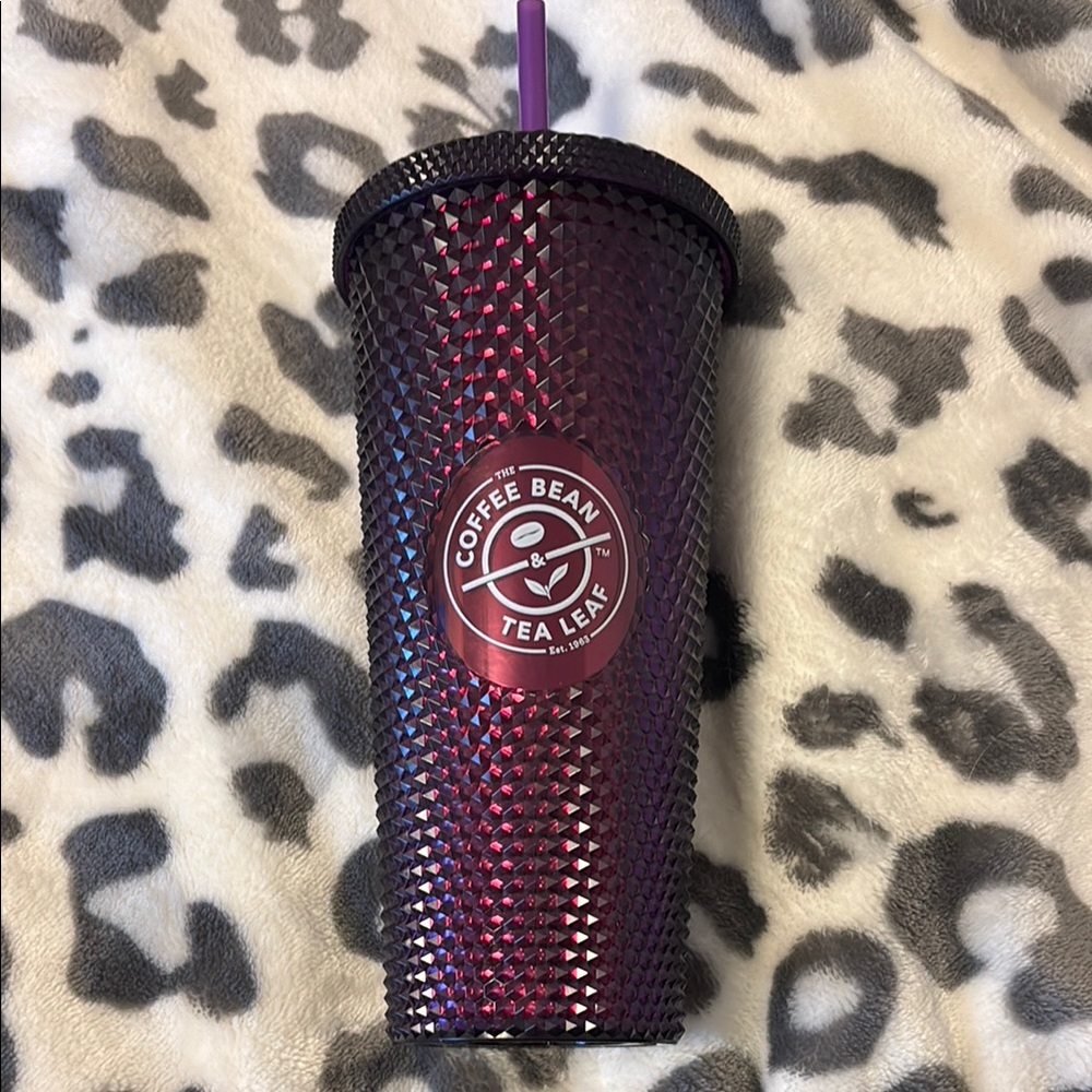 Coffee Bean & Tea Leaf Studded Tumbler